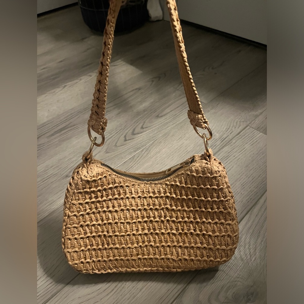 straw shoulder bag 
NEVER worn